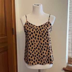 A New Day - EUC Women’s Cheetah/Leopard Print Camisole Tank Top - Small